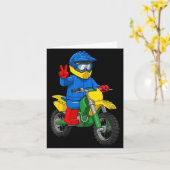 Funny Motorbike Builder Boys Block Building Toys D カード (黄色い花)