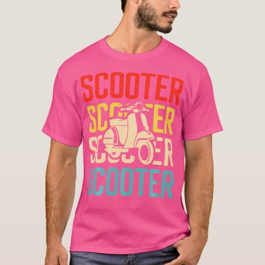 Funny Motorbike Scooter For Motorbike Tシャツ (正面)