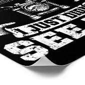 Funny Motorcycle Lover Graphic Women Men Motorbike ポスター (角)