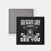 Funny Motorcycle Lover Graphic Women Men Motorbike マグネット (正面/裏面)