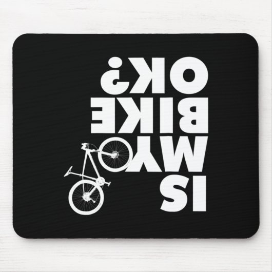 Funny Mountain Bike  マウスパッド (正面)