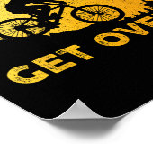 Funny Mountain Biking Art For Men Women Trail Moun ポスター (角)