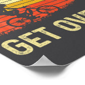 Funny Mountain Biking Design For Men Women Trail R ポスター (角)