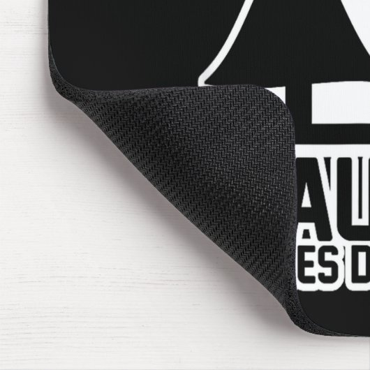 Funny Mountain Biking Warning - Caution Trees Do N マウスパッド (コーナー)