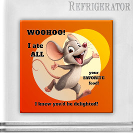 Funny Mouse Diet Magnet マグネット