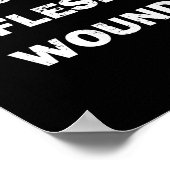 Funny Movie Quote It's Just A Flesh Wound  ポスター (角)