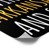 Funny Moving Out Of State Moving Away To Arkansas  ポスター (角)