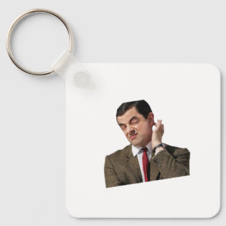 Funny Mr. Bean Confused Meme Keychain - Humorous G キーホルダー