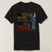 Funny mr bean middle finger meme design Sticker.pn Tシャツ (デザイン正面)