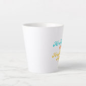 Funny Mr Right And Mrs Always Right Wedding Gift カフェラテマグ (正面)
