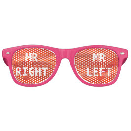 Funny Mr Right Party Sunglasses レトロサングラス