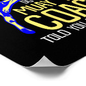 Funny Muay Thai Coach Boxing Design  ポスター (角)