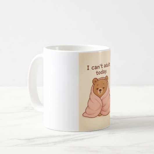 Funny mug コーヒーマグカップ (正面左)
