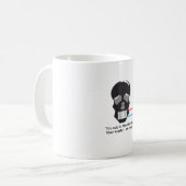 Funny mug about afterlife, humorous mugs コーヒーマグカップ (正面左)