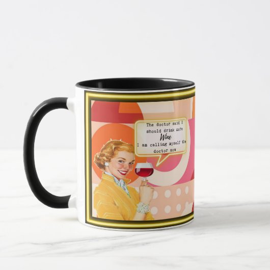 Funny Mug Coffee Best Friend Gift "Doctor" マグカップ (左)