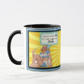 Funny Mug Coffee Best Friend Gift "Hot Flash" マグカップ (左)