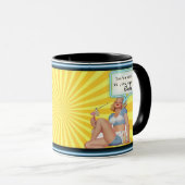 Funny Mug Coffee Best Friend Gift "Hot Flash" マグカップ (正面右)