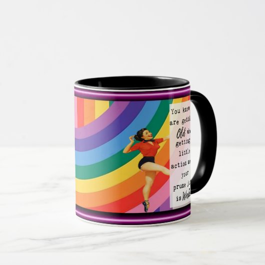 Funny Mug Coffee Best Friend Gift "Prune" マグカップ (正面右)