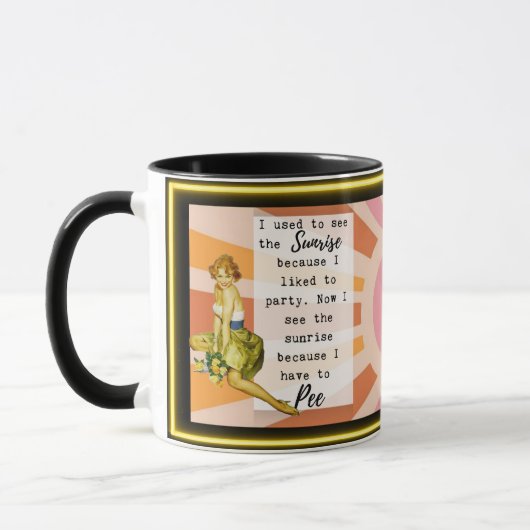 Funny Mug Coffee Best Friend Gift "Sunrise" マグカップ (左)