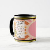 Funny Mug Coffee Best Friend Gift "Sunrise" マグカップ (正面左)