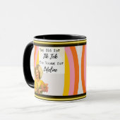 Funny Mug Coffee Best Friend Gift "Tik Tok" マグカップ (正面左)