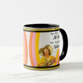 Funny Mug Coffee Best Friend Gift "Tik Tok" マグカップ (正面右)