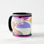Funny Mug Coffee Best Friend Gift "Young" マグカップ (正面左)