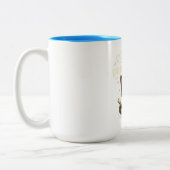 Funny Mug, Coffee is for your protection. ツートーンマグカップ (左)