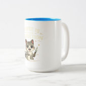 Funny Mug, Coffee is for your protection. ツートーンマグカップ (正面右)