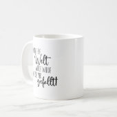 Funny Mug for Girls in German コーヒーマグカップ (正面左)