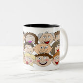 Funny Mug Which A Name Can Be Added ツートーンマグカップ (正面右)