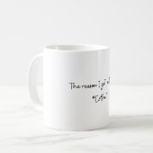 Funny Mugs i get out of bed コーヒーマグカップ (正面左)