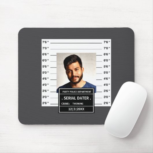 Funny Mugshot Ster  マウスパッド (マウス)