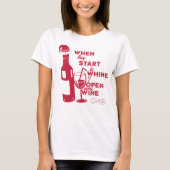 Funny Mum Holiday Wine T-Shirt Tシャツ (正面)
