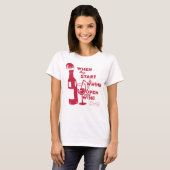 Funny Mum Holiday Wine T-Shirt Tシャツ (正面フル)