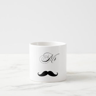 Funny Mustache Valentine Mug エスプレッソカップ