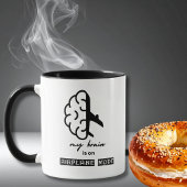 Funny My Brain is on Airplane Mode Coworker Gift マグカップ