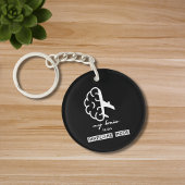 Funny My Brain is on Airplane Mode Coworker Simple キーホルダー