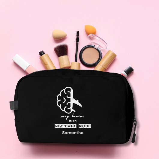 Funny My Brain is on Airplane Mode Coworker Simple ドップキット