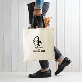 Funny My Brain is on Airplane Mode Coworker Travel トートバッグ