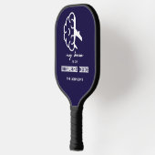 Funny My Brain is on Airplane Mode Coworker Travel ピックルボールラケット (左)