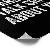 Funny My Daughter And I Talk About You Gift For Mo ポスター (角)