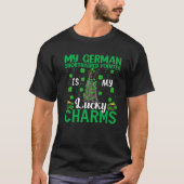 Funny My German Shorthaired Pointer Dog St Patrick Tシャツ (正面)