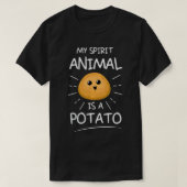 Funny My Spirit Animal Is A Potato Cute Potato Pul Tシャツ (デザイン正面)