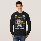 Funny My Teacher Survived 100 Days Of Me 100th Day Tシャツ (正面フル)