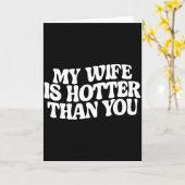 Funny My Wife Is Hotter Than You  カード (黄色い花)