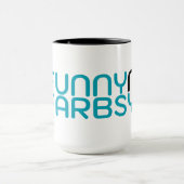 Funny N Farbsy Microphone Logo & Wordmark Mug マグカップ (中央)