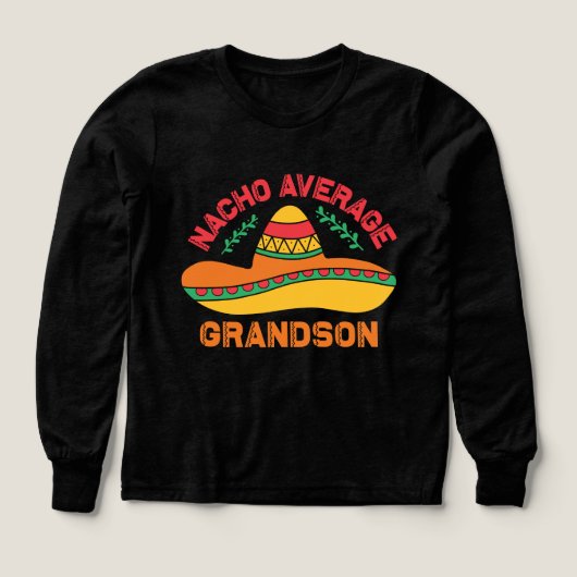 Funny nach overage Grandson word art  (デザイン正面)