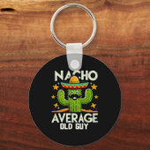 Funny Nacho Average Old Guy Cinco De Mayo Mexican  キーホルダー (正面)
