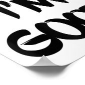 Funny Nah I'm Good Sarcastic Quote Gift  ポスター (角)